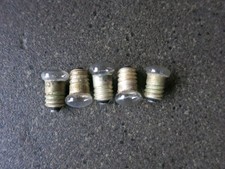 5 x Clr 12-16v Scrw 9mm Bulbs