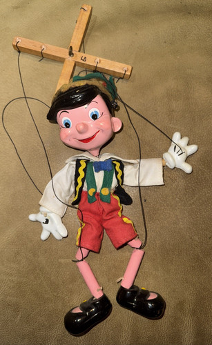 Vintage pinocchio marionette - vintage,