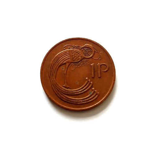 Ireland 1971 one - penny, irish