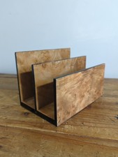 Anglo Indian Solid Rosewood Desk Organiser Letter Holder