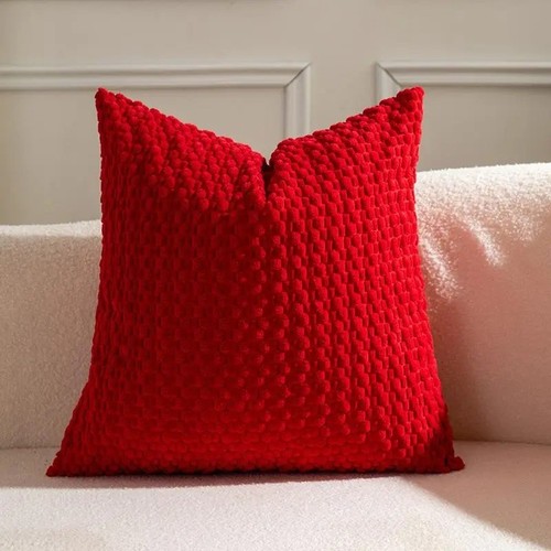New plain plush cushion cover - plain,