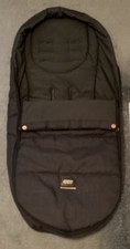 Mamas & Papas Black Footmuff Ocarro Flip XT 2 Special edition cosy toes