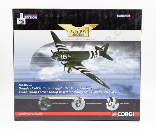 Corgi aa38205 douglas c - aa38205, c-47a