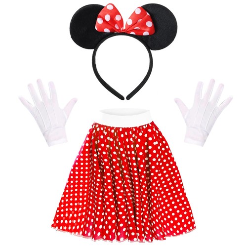 Ladies red polka dot mouse - dot,