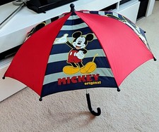Disney, Mickey Mouse Original Kids Umbrella, W 28", L 22"