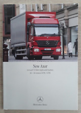 Mercedes-Benz Axor Range Brochure 2005 - 18 to 36 Tonnes  Rigid  Tractor Unit