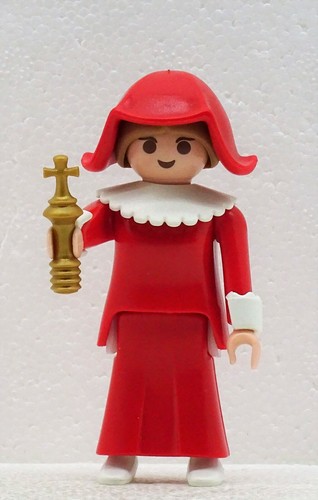 Nun sister red playmobil - sister,
