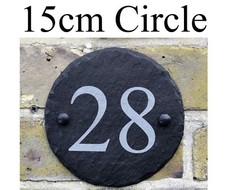 Rustic Slate House Gate Sign