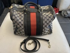 Gucci Boston Blue Grey Gg
