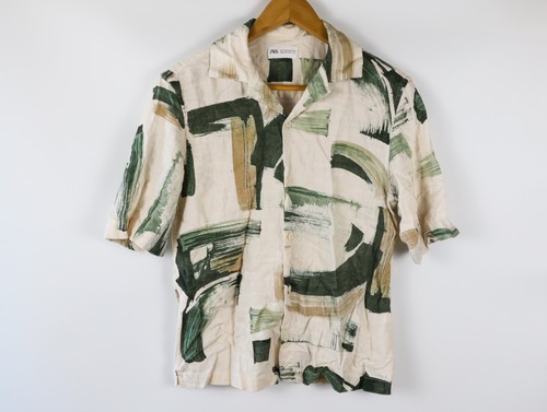 Zara abstract print shirt - abstract,