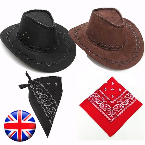 Cowboy hat and bandana wild - cowboy,