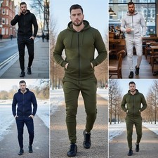 Mens Tracksuit Contrast Cord