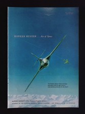 Original 1953 Advert Hawker