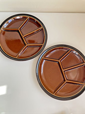 mid century plate, pottery