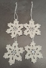 10 Hand Crochet Snowflake