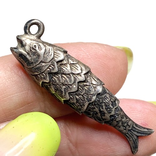 Antique wiggle fish - antique,