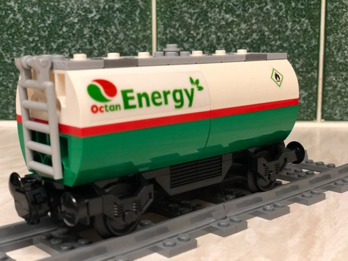 Lego train custom oil tanker - custom, (