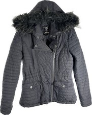 Lipsy London Coat Grey Faux