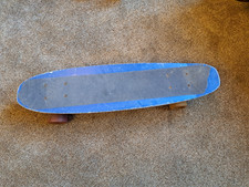 RARE VINTAGE 70'S RED WHITE AND BLUE FIBER GLASS SKATEBOARD CS PRO TRUCKS