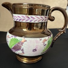 Antique Lustre Jug/ Pitcher About 1835-40 Good Conditions