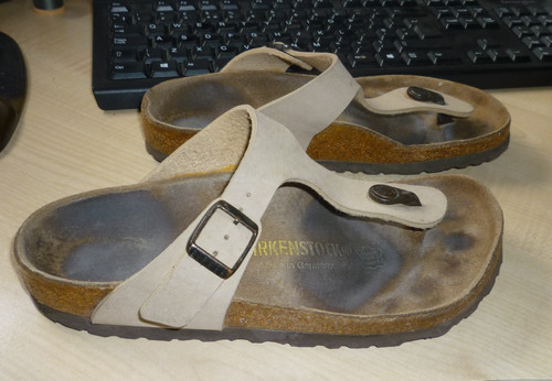 Birkenstock gizeh brown - gizeh,