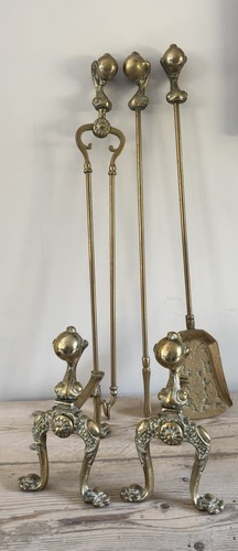 Antique ball claw brass - ball, &
