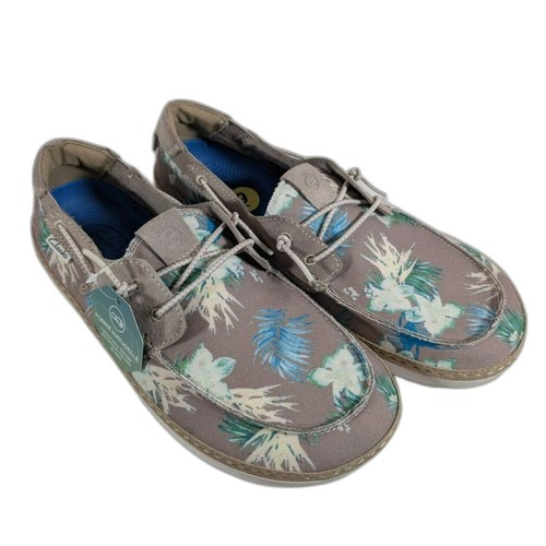 Clarks higley tie - floral, boat