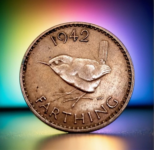 Great britain farthing coin - great,
