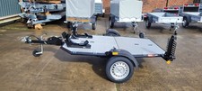 Foldable Double TWO Bike Tilt Trailer Motorcycle Motocross Scooter Lorries MT-2