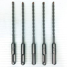 5pk Hammer Drill Bits 3/16"x6"