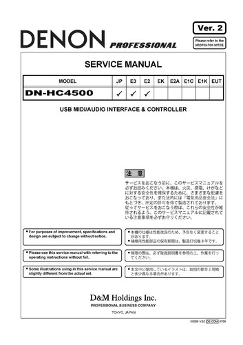 Service manual guide for - service,