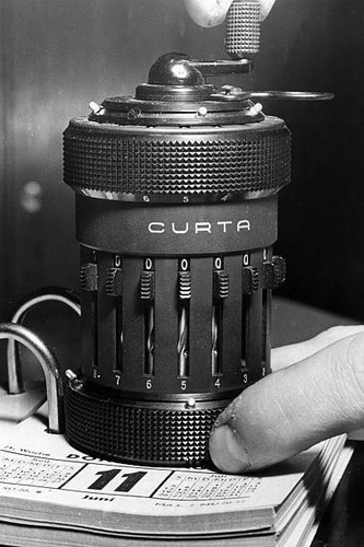 Calculating machine curta - machine,
