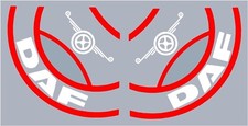 Daf top white red - daf, white/red