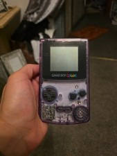 Nintendo Game Boy Colour Clear Purple Video Game Console