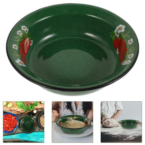 Enamelware dinner plate wash - plate,
