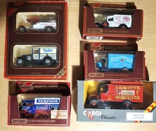 BUNDLE 6 models Matchbox Yesteryear / Corgi. Vintage vans lorries #YY04 Selected