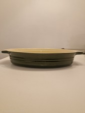 Le Creuset Stoneware Racing Green Oval Dish 24 Oven Dishwasher & Microwave Proof