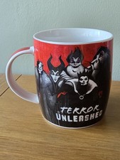 Disney Villains Terror Unleashed Collectable Mug Cruella Maleficent Scar Ursula 