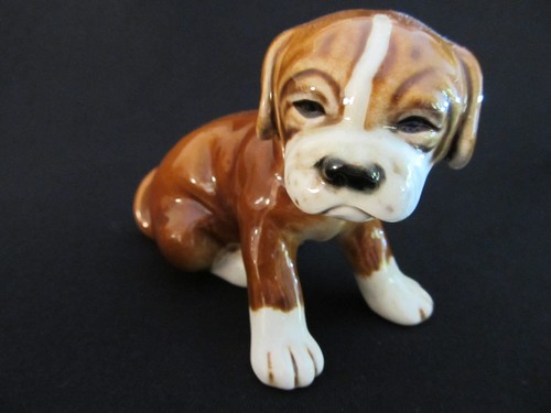 Goebel porcelain boxer - goebel,