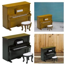 Miniature Wooden Upright Piano