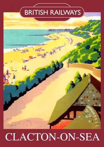Clacton sea vintage - clacton-on-sea, railway