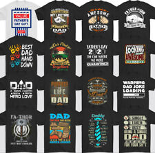 DAD T-SHIRT, Father's Day, Daddy, Gift, For Him, Present, Mens, Printed, Top,Tee