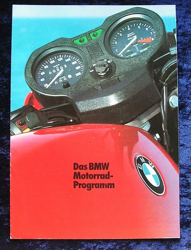 Bmw motorrad brochure 1982 r - bmw, 1982,