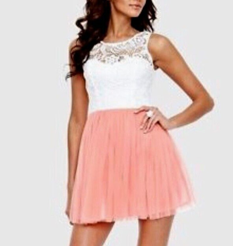 Cream pink lace top - cream,