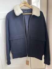 A.P.C. (APC) Shearling Collar Jacket Coat - Medium - Brand New