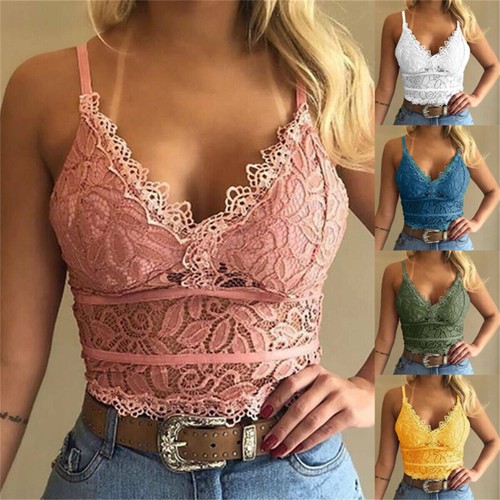 Women lace floral bralette - women's,