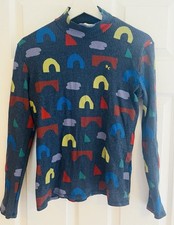 BOBO CHOSES Navy Ribbed Cotton