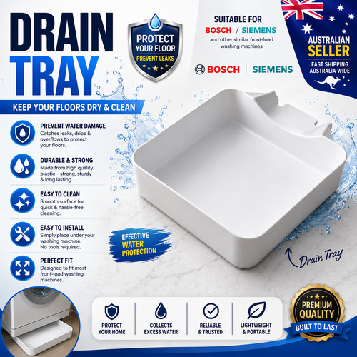 Washing machine drainage tray - drainage,