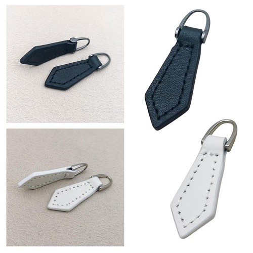 Leather zipper pull - pull,