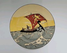 Royal Doulton Series Ware “Viking Ship” Plate D3569 c1902–22 – chips